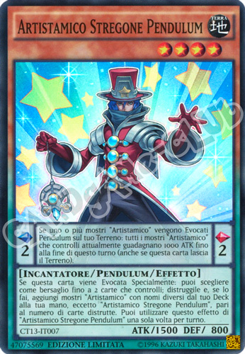 CT13-IT007 Artistamico Stregone Pendulum super rara Edizione Limitata (IT) -NEAR MINT-