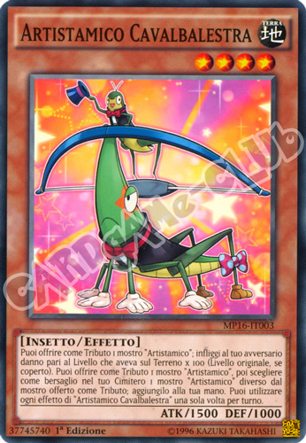 MP16-IT003 Artistamico Cavalbalestra comune 1a Edizione (IT) -NEAR MINT-