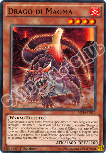 MP16-IT016 Drago di Magma comune 1a Edizione (IT) -NEAR MINT-