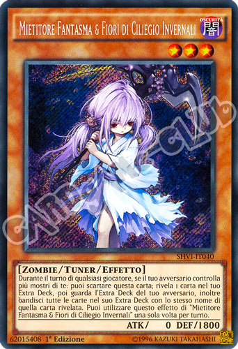 SHVI-IT040 Mietitore Fantasma & Fiori di Ciliegio Invernali rara segreta 1a Edizione (IT) -NEAR MINT-