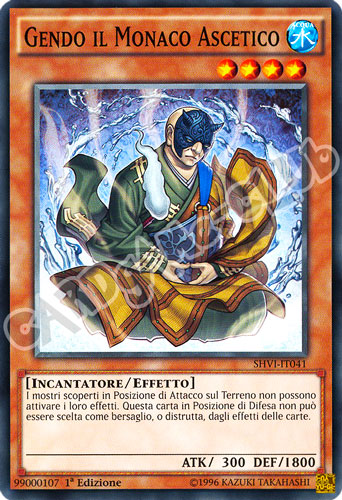SHVI-IT041 Gendo il Monaco Ascetico comune 1a Edizione (IT) -NEAR MINT-