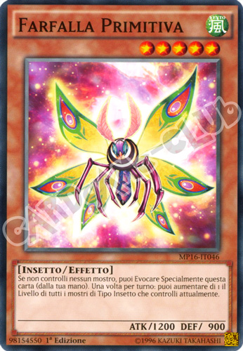 MP16-IT046 Farfalla Primitiva comune 1a Edizione (IT) -NEAR MINT-