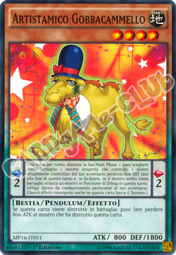 MP16-IT051 Artistamico Gobbacammello comune 1a Edizione (IT) -NEAR MINT-