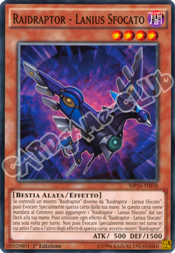 MP16-IT058 Raidraptor - Lanius Sfocato comune 1a Edizione (IT) -NEAR MINT-