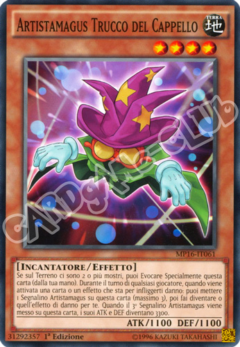 MP16-IT061 Artistamagus Trucco del Cappello comune 1a Edizione (IT) -NEAR MINT-