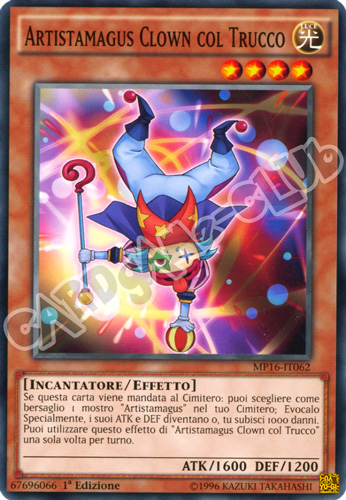 MP16-IT062 Artistamagus Clown col Trucco comune 1a Edizione (IT) -NEAR MINT-