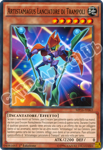 MP16-IT063 Artistamagus Lanciatore di Trampoli comune 1a Edizione (IT) -NEAR MINT-
