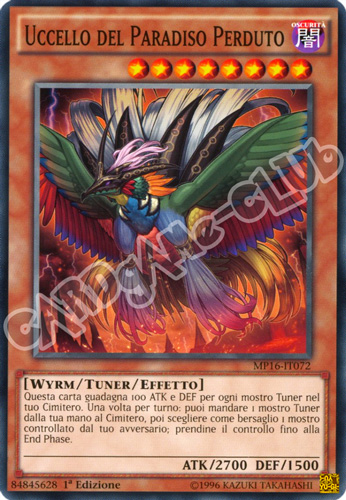 MP16-IT072 Uccello del Paradiso Perduto comune 1a Edizione (IT) -NEAR MINT-