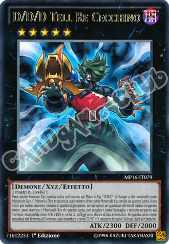 MP16-IT079 D/D/D Tell Re Cecchino rara 1a Edizione (IT) -NEAR MINT-