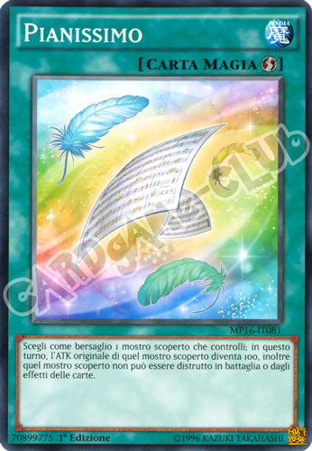 MP16-IT081 Pianissimo comune 1a Edizione (IT) -NEAR MINT-