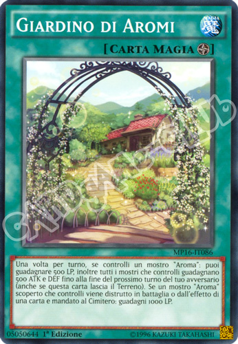 MP16-IT086 Giardino di Aromi comune 1a Edizione (IT) -NEAR MINT-