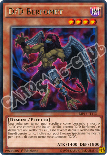 MP16-IT113 D/D Berfomet rara 1a Edizione (IT) -NEAR MINT-