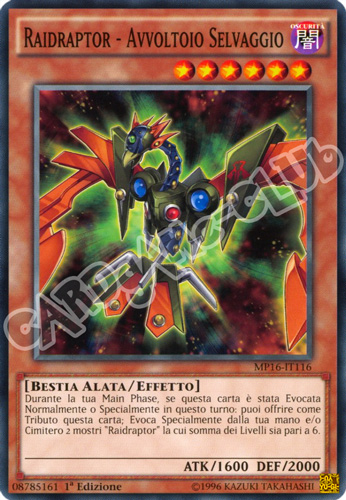 MP16-IT116 Raidraptor - Avvoltoio Selvaggio comune 1a Edizione (IT) -NEAR MINT-