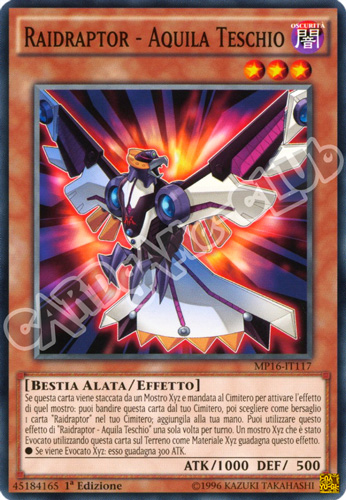 MP16-IT117 Raidraptor - Aquila Teschio comune 1a Edizione (IT) -NEAR MINT-