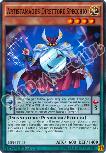 MP16-IT118 Artistamagus Direttore Specchio comune 1a Edizione (IT) -NEAR MINT-