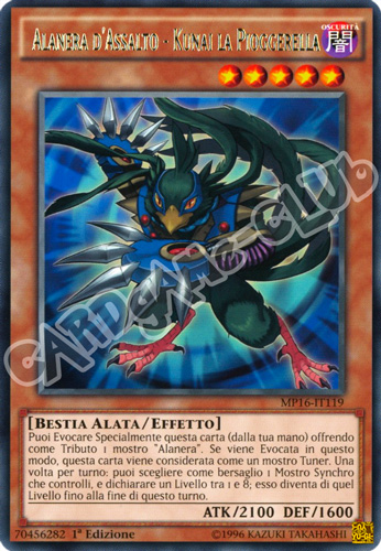 MP16-IT119 Alanera d'Assalto - Kunai la Pioggerella rara 1a Edizione (IT) -NEAR MINT-