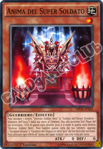 MP16-IT122 Anima del Super Soldato comune 1a Edizione (IT) -NEAR MINT-