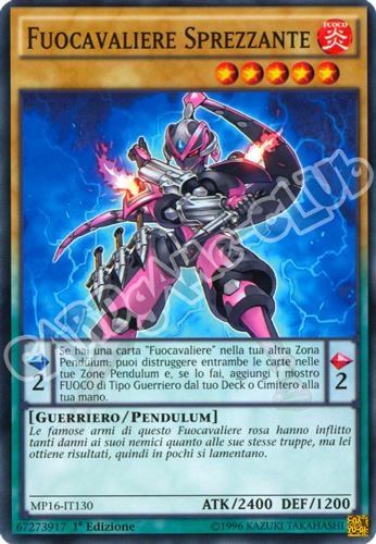 MP16-IT130 Fuocavaliere Sprezzante comune 1a Edizione (IT) -NEAR MINT-