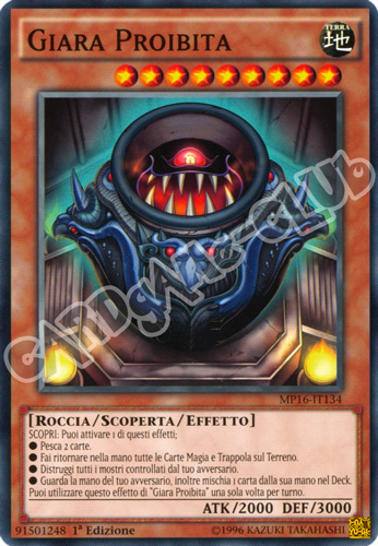 MP16-IT134 Giara Proibita comune 1a Edizione (IT) -NEAR MINT-