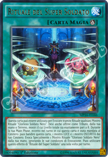 MP16-IT146 Rituale del Super Soldato rara 1a Edizione (IT) -NEAR MINT-