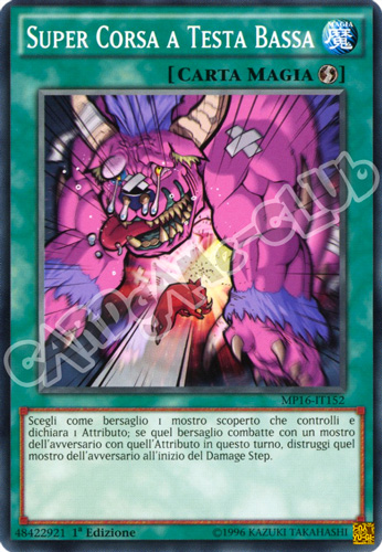 MP16-IT152 Super Corsa a Testa Bassa comune 1a Edizione (IT) -NEAR MINT-