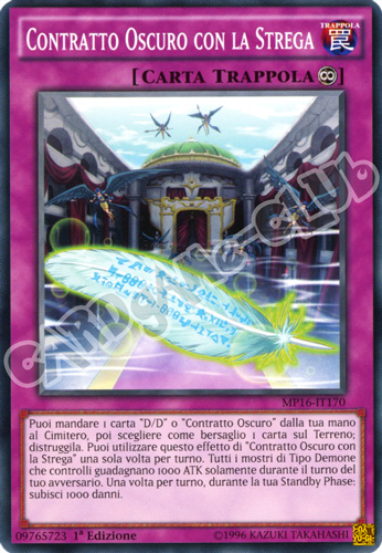 MP16-IT170 Contratto Oscuro con la Strega comune 1a Edizione (IT) -NEAR MINT-