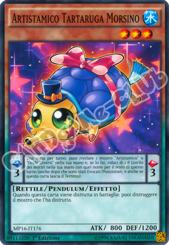 MP16-IT176 Artistamico Tartaruga Morsino comune 1a Edizione (IT) -NEAR MINT-