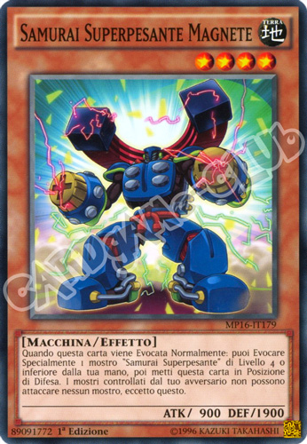 MP16-IT179 Samurai Superpesante Magnete comune 1a Edizione (IT) -NEAR MINT-