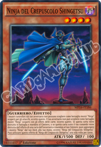 MP16-IT186 Ninja del Crepuscolo Shingetsu comune 1a Edizione (IT) -NEAR MINT-