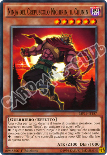 MP16-IT187 Ninja del Crepuscolo Nichirin, il Chunin comune 1a Edizione (IT) -NEAR MINT-