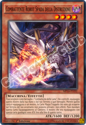 MP16-IT192 Combattente Robot Spada della Distruzione comune 1a Edizione (IT) -NEAR MINT-