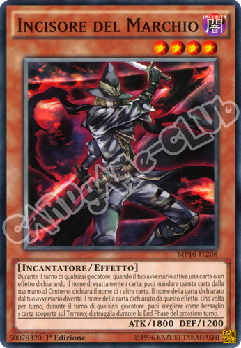 MP16-IT208 Incisore del Marchio comune 1a Edizione (IT) -NEAR MINT-