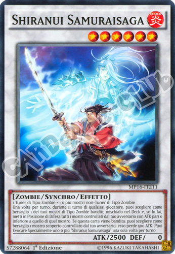 MP16-IT211 Shiranui Samuraisaga comune 1a Edizione (IT) -NEAR MINT-
