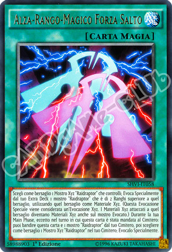 SHVI-IT058 Alza-Rango-Magico Forza Salto rara 1a Edizione (IT) -NEAR MINT-