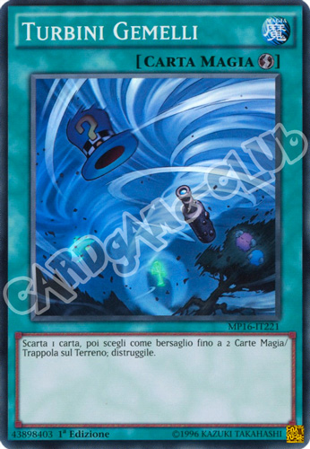MP16-IT221 Turbini Gemelli super rara 1a Edizione (IT) -NEAR MINT-