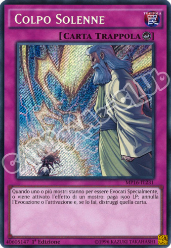 MP16-IT231 Colpo Solenne rara segreta 1a Edizione (IT) -NEAR MINT-