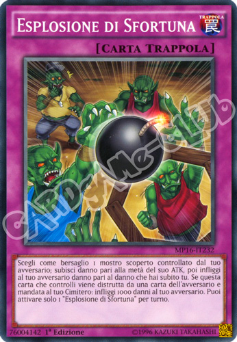 MP16-IT232 Esplosione di Sfortuna comune 1a Edizione (IT) -NEAR MINT-