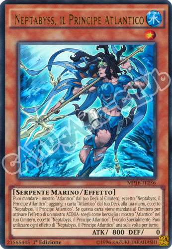 MP16-IT236 Neptabyss, il Principe Atlantico ultra rara 1a Edizione (IT) -NEAR MINT-