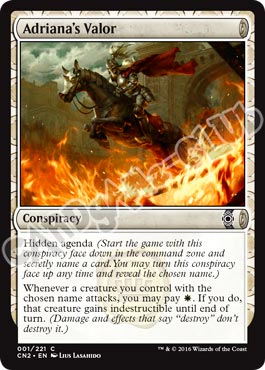 001 / 221 Adriana's Valor comune (EN) -NEAR MINT-