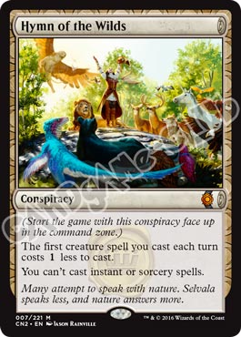 007 / 221 Hymn of the Wilds rara mitica (EN) -NEAR MINT-