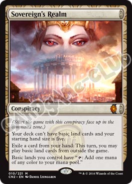 010 / 221 Sovereign's Realm rara mitica (EN) -NEAR MINT-