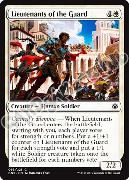 016 / 221 Lieutenants of the Guard comune (EN) -NEAR MINT-