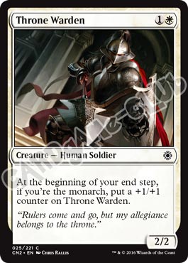 025 / 221 Throne Warden comune (EN) -NEAR MINT-