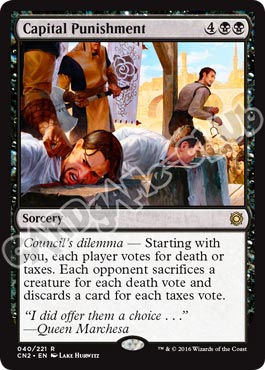 040 / 221 Capital Punishment rara (EN) -NEAR MINT-