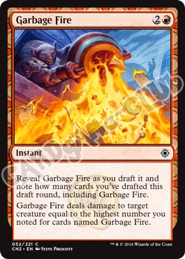 052 / 221 Garbage Fire comune (EN) -NEAR MINT-