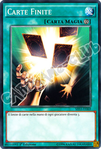 SHVI-IT069 Carte Finite comune 1a Edizione (IT) -NEAR MINT-
