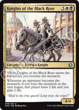 076 / 221 Knights of the Black Rose non comune (EN) -NEAR MINT-