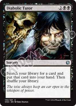 132 / 221 Diabolic Tutor non comune (EN) -NEAR MINT-