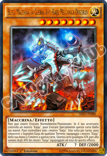 SHVI-IT088 Super Macchina da Guerra Anti-Kaiju Meccanica-Dogoran rara 1a Edizione (IT) -NEAR MINT-