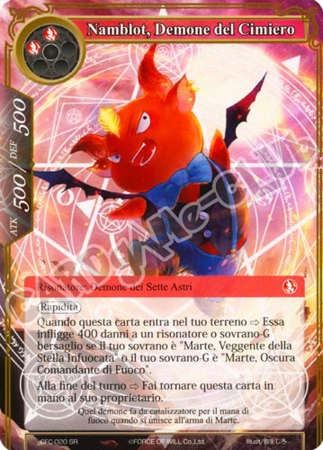 CFC1-IT020 Namblot, Demone del Cimiero super rara normale (IT) -NEAR MINT-